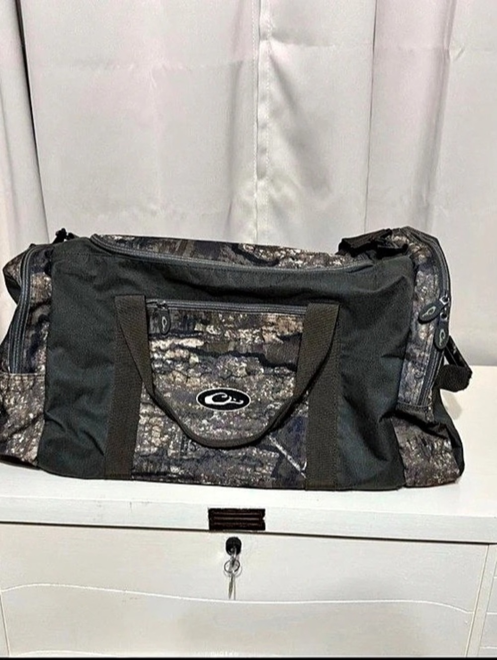 Drake Waterfowl Drake Duffle Bag Camo Black & Brown